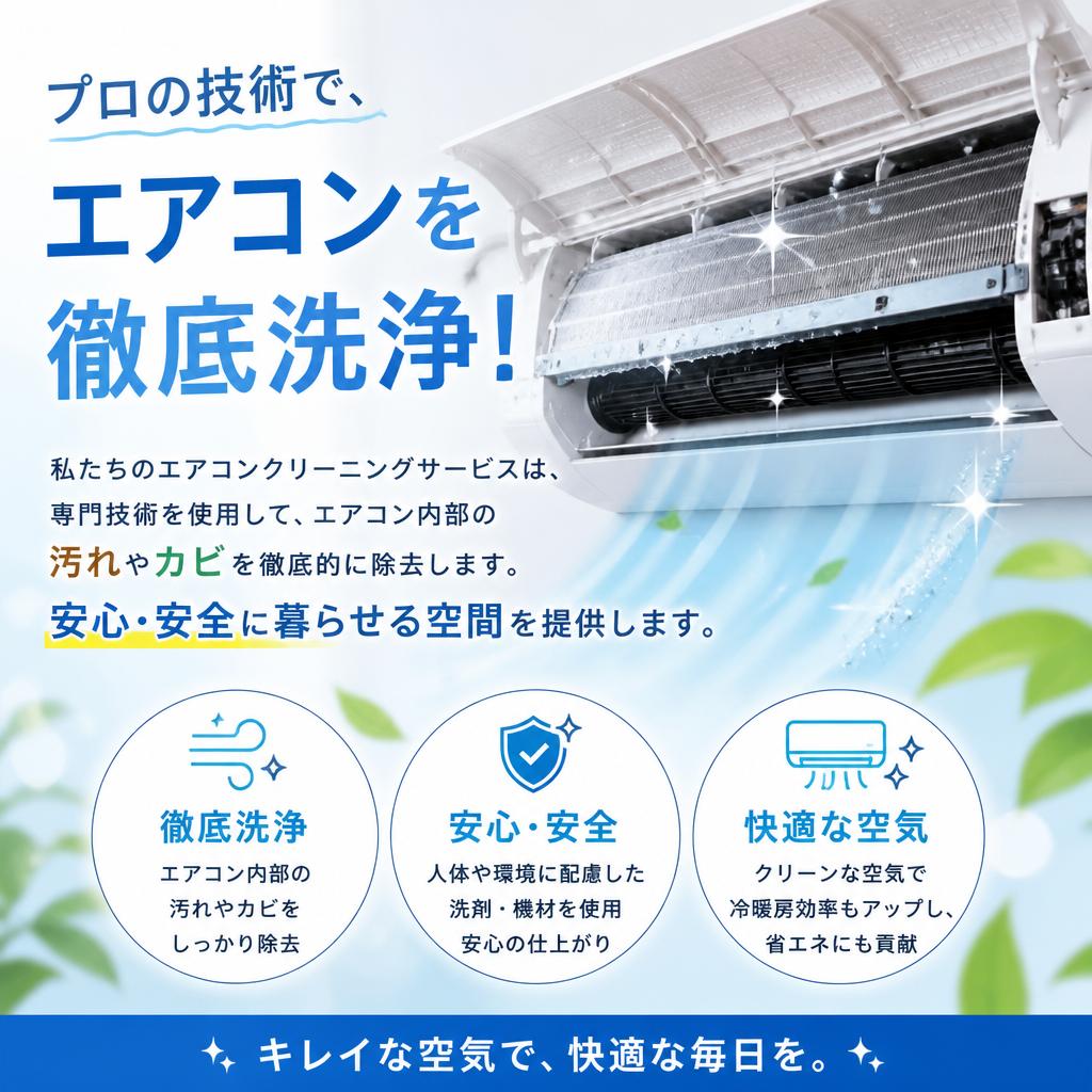 プロのエアコン掃除とは？